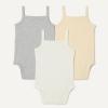 image:imageAmazon Essentials Baby Girls Cotton Sleeveless Bodysuits Baby Clothes Pack of 3Neutrals