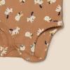 image:imageAmazon Essentials Baby Girls Cotton Sleeveless Bodysuits Baby Clothes Pack of 3Pale PeachStripeLion and Pony