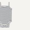 image:imageAmazon Essentials Baby Girls Cotton Sleeveless Bodysuits Baby Clothes Pack of 3Pale PinkWhiteFrench Stripe