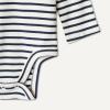 image:imageAmazon Essentials Baby Girls LongSleeved Ruffle BodysuitsCornflower BlueFrench Stripe