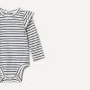 image:imageAmazon Essentials Baby Girls LongSleeved Ruffle BodysuitsCornflower BlueFrench Stripe