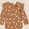 image:imageAmazon Essentials Baby Girls LongSleeved Ruffle BodysuitsPale PeachLion and Pony