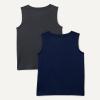 image:imageAmazon Essentials Boys Tech Stretch Muscle Tank Top MultipacksHeather GraphiteNavy
