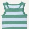 image:imageAmazon Essentials Boys and Toddlers Tank TopsDark OliveWhiteRugby Stripe
