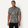 image:imageAmazon Essentials Disney Mens Cotton RegularFit ShortSleeve Crewneck TShirtIvory Marvel Logo