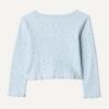 image:imageAmazon Essentials Girls and Toddlers LongSleeve Cropped Rib TopDaisies