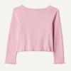 image:imageAmazon Essentials Girls and Toddlers LongSleeve Cropped Rib TopMauve