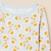 image:imageAmazon Essentials Girls and Toddlers LongSleeve Cropped Rib TopPale Blue Graphic Flower