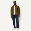 image:imageAmazon Essentials Mens Cotton Canvas ZipFront Trucker JacketDark Brown