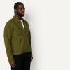 image:imageAmazon Essentials Mens Cotton Canvas ZipFront Trucker JacketDark Olive