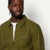image:imageAmazon Essentials Mens Cotton Canvas ZipFront Trucker JacketDark Olive