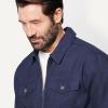image:imageAmazon Essentials Mens Cotton Canvas ZipFront Trucker JacketNavy