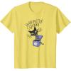 image:imageAmazon Essentials Mens Nightmare Before Christmas Purrfectly Spooky Cat in the Box TShirt White Graphic Print SmallLemon Yellow