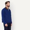 image:imageAmazon Essentials Mens RelaxedFit Rigid Denim Zip Up JacketDark Navy