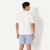 image:imageAmazon Essentials Mens Short Sleeve V Neck T Shirt and Relaxed Fit Cotton Stretch Poplin Shorts Lounge Sleepwear Pajama SetCheckIvory