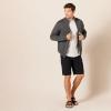 image:imageAmazon Essentials Mens SlimFit 11 FlatFront Comfort Stretch Chino ShortsBlack