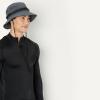 image:imageAmazon Essentials Mens Washed Nylon Outdoor Wide Brim Sun Bucket HatGrey