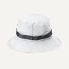 image:imageAmazon Essentials Mens Washed Nylon Outdoor Wide Brim Sun Bucket HatWhite