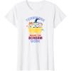 image:imageAmazon Essentials Nightmare Before Christmas Teamwork Makes the Scream Work TShirtWhite