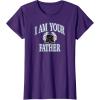 image:imageAmazon Essentials Star Wars Mens Darth Vader I Am Your Father Collegiate Crest TShirt Black SmallPurple