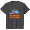 image:imageAmazon Essentials Stitch Halloween No Regrets Only Candy TShirtDark Heather Grey