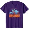 image:imageAmazon Essentials Stitch Halloween No Regrets Only Candy TShirtPurple