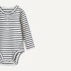 image:imageAmazon Essentials Unisex Babies LongSleeve Cotton Henley Bodysuits Pack of 2Cornflower BlueFrench Stripe