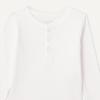 image:imageAmazon Essentials Unisex Babies LongSleeve Cotton Henley Bodysuits Pack of 2White