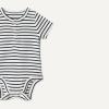 image:imageAmazon Essentials Unisex Babies Short Sleeve Henley Bodysuit Pack of 2Cornflower BlueFrench Stripe
