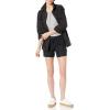image:imageAmazon Essentials Womens 5 Inseam Drawstring Elastic Waist Linen Blend Summer ShortsBlack