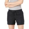 image:imageAmazon Essentials Womens 5 Inseam Drawstring Elastic Waist Linen Blend Summer ShortsBlack