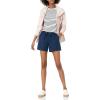 image:imageAmazon Essentials Womens 5 Inseam Drawstring Elastic Waist Linen Blend Summer ShortsDark Blue
