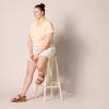 image:imageAmazon Essentials Womens 5 Inseam Drawstring Elastic Waist Linen Blend Summer ShortsEcru