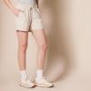 image:imageAmazon Essentials Womens 5 Inseam Drawstring Elastic Waist Linen Blend Summer ShortsEcru
