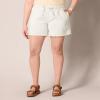 image:imageAmazon Essentials Womens 5 Inseam Drawstring Elastic Waist Linen Blend Summer ShortsEcru