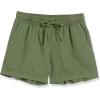 image:imageAmazon Essentials Womens 5 Inseam Drawstring Elastic Waist Linen Blend Summer ShortsMilitary Green