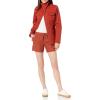 image:imageAmazon Essentials Womens 5 Inseam Drawstring Elastic Waist Linen Blend Summer ShortsTerracotta