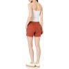 image:imageAmazon Essentials Womens 5 Inseam Drawstring Elastic Waist Linen Blend Summer ShortsTerracotta