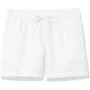 image:imageAmazon Essentials Womens 5 Inseam Drawstring Elastic Waist Linen Blend Summer ShortsWhite