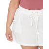 image:imageAmazon Essentials Womens 5 Inseam Drawstring Elastic Waist Linen Blend Summer ShortsWhite