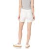 image:imageAmazon Essentials Womens 5 Inseam Drawstring Elastic Waist Linen Blend Summer ShortsWhite