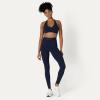 image:imageAmazon Essentials Womens Active FormFlex Buttery Soft Light Support Halter VNeck Sports BraNavy
