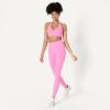 image:imageAmazon Essentials Womens Active FormFlex Buttery Soft Light Support Halter VNeck Sports BraPink