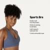 image:imageAmazon Essentials Womens Active FormFlex Buttery Soft Light Support Halter VNeck Sports BraSlate Grey
