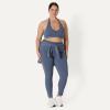 image:imageAmazon Essentials Womens Active FormFlex Buttery Soft Light Support Halter VNeck Sports BraSlate Grey