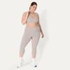 image:imageAmazon Essentials Womens Active FormFlex Buttery Soft Light Support Halter VNeck Sports BraTaupe