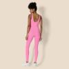 image:imageAmazon Essentials Womens Active Formflex Buttery Soft One Piece Full Length Workout Jumpsuit with BuiltIn BraPink