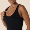 image:imageAmazon Essentials Womens Active Formflex Buttery Soft One Piece Shorts Romper Jumpsuit with BuiltIn BraBlack