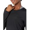 image:imageAmazon Essentials Womens Active Quick Dry Tech Stretch Lightweight LongSleeve Crewneck TShirt Available in Plus SizeBlack  Original
