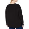 image:imageAmazon Essentials Womens Active Quick Dry Tech Stretch Lightweight LongSleeve Crewneck TShirt Available in Plus SizeBlack  Original
